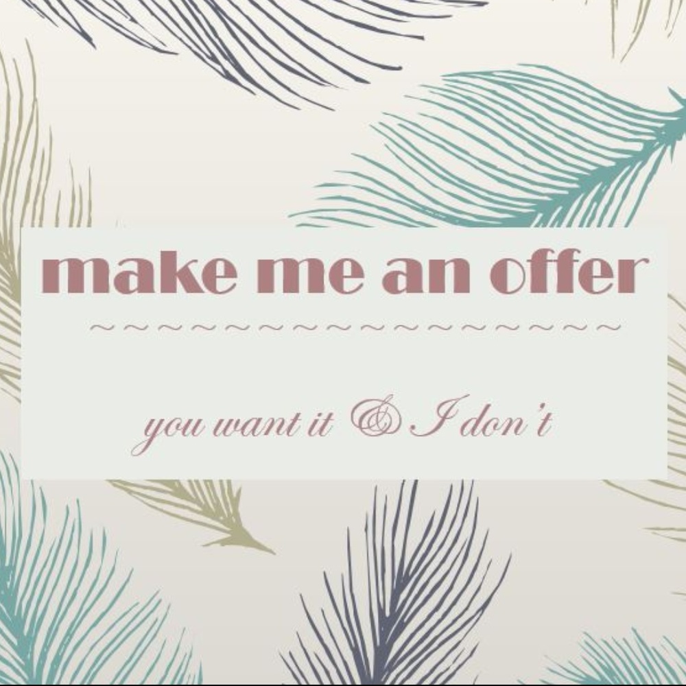 Make an offer on any items in my closet